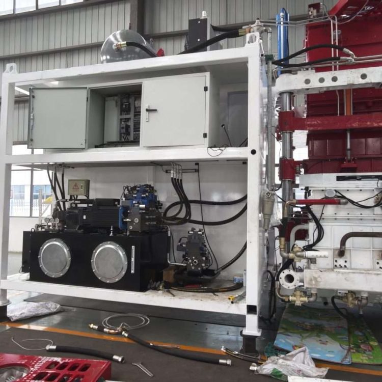 BOS cylinders work on machine